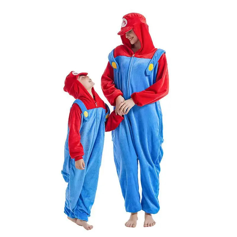Cartoon-Inspired One-Piece Pajama Cosplay Costume