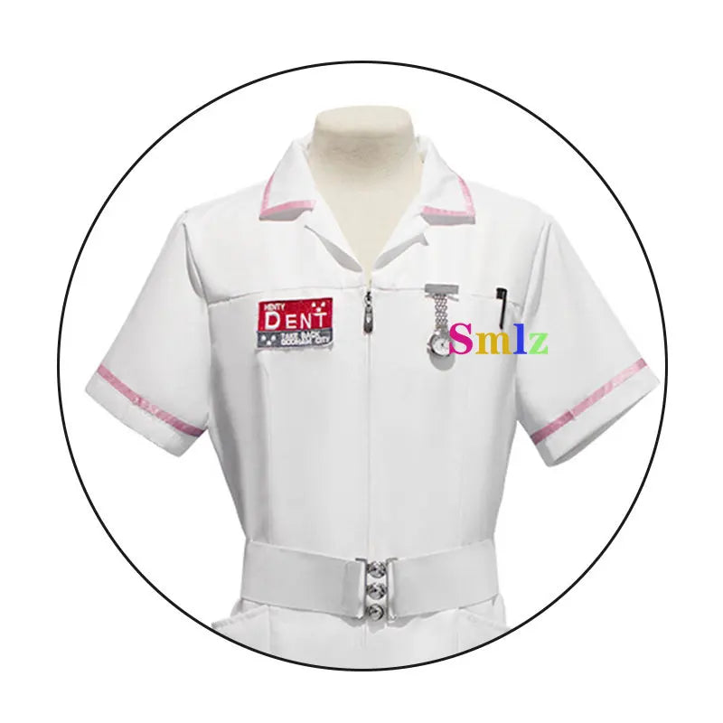 Scary Nurse-Inspired Halloween Cosplay Uniform Set