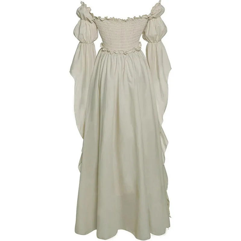 Women’s Medieval Court Dress Retro Long Cosplay Costume