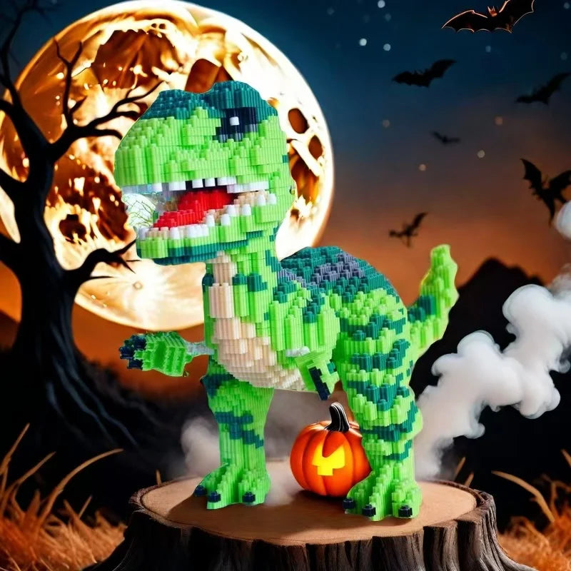 4000 Dinosaur and Animal Building Blocks Set - Educational 3D Puzzles, Manual Building Toys, Suitable for Holiday Gifts and Chr