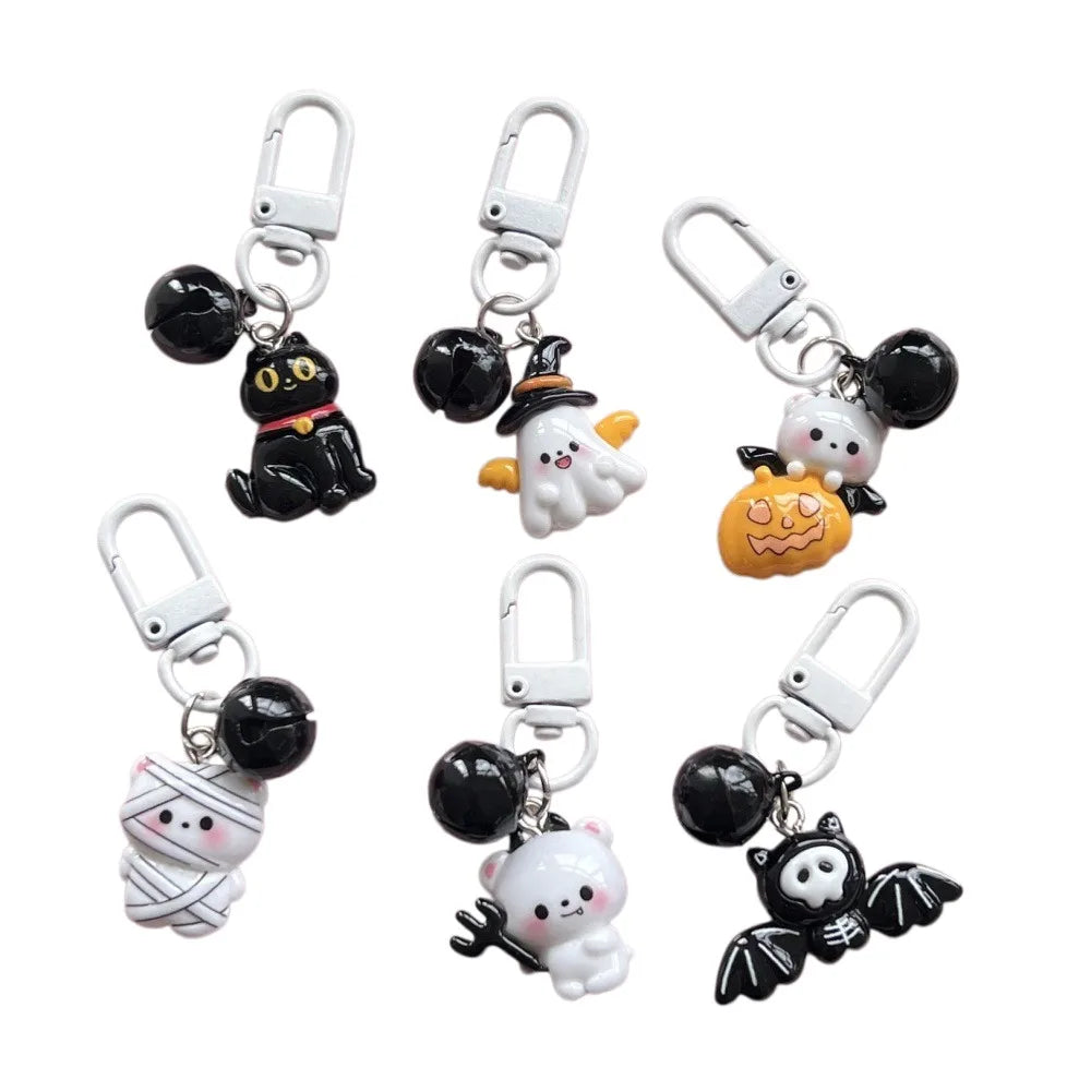 5-30PC Halloween Theme Keychain Pendant Halloween Trickster Ghost Festival Carnival Birthday Party Gift Gift Bag Filler Gift Bag