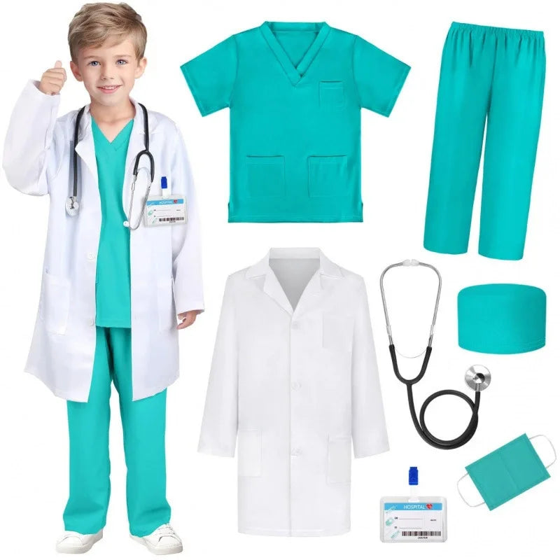Medical Lab Coat Costume for Science, Cosplay & Parties