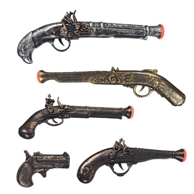 Pirate Toy Gun Costume Prop for Halloween Parties and Cosplay