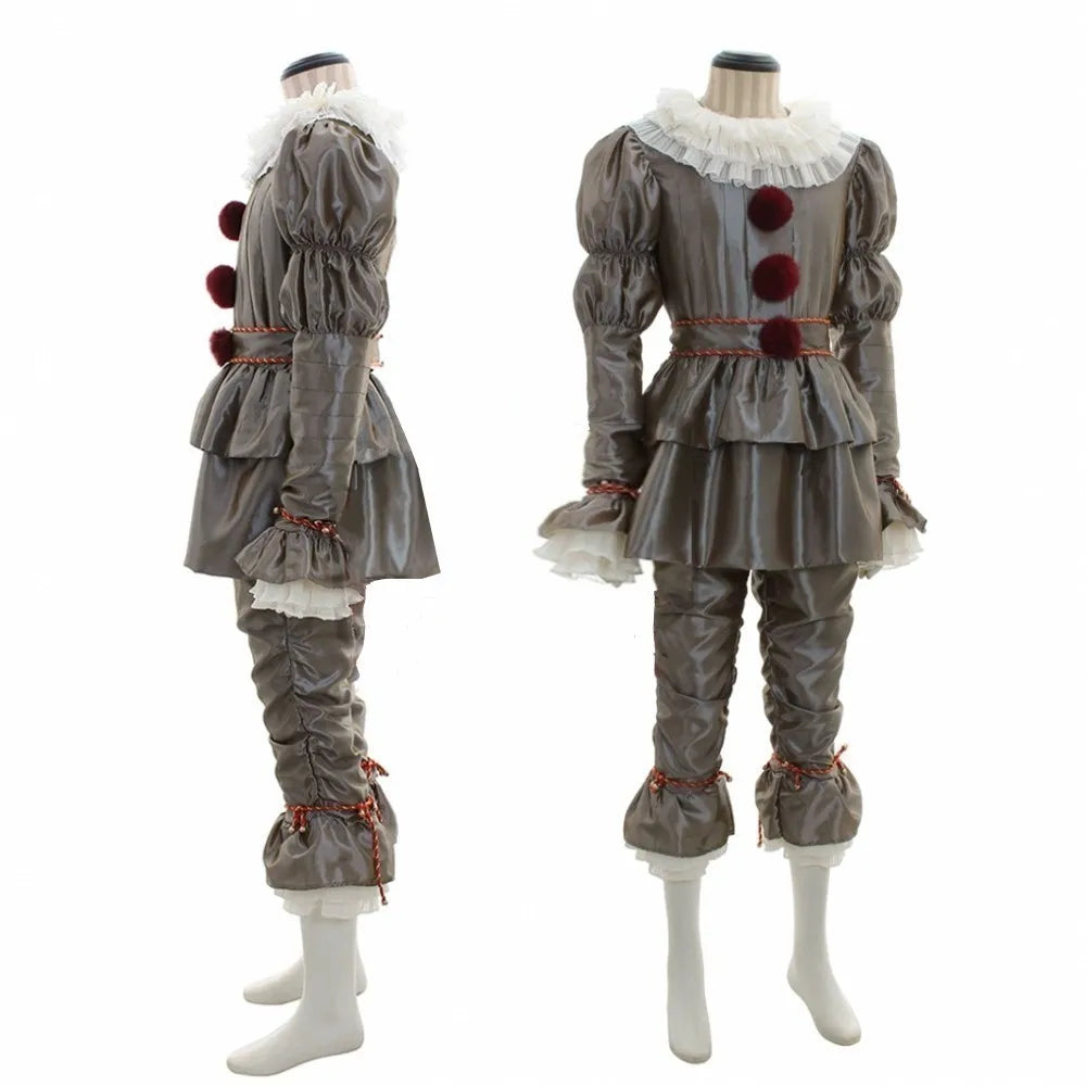 Men’s Horror Clown Cosplay Costume for Halloween & Stage