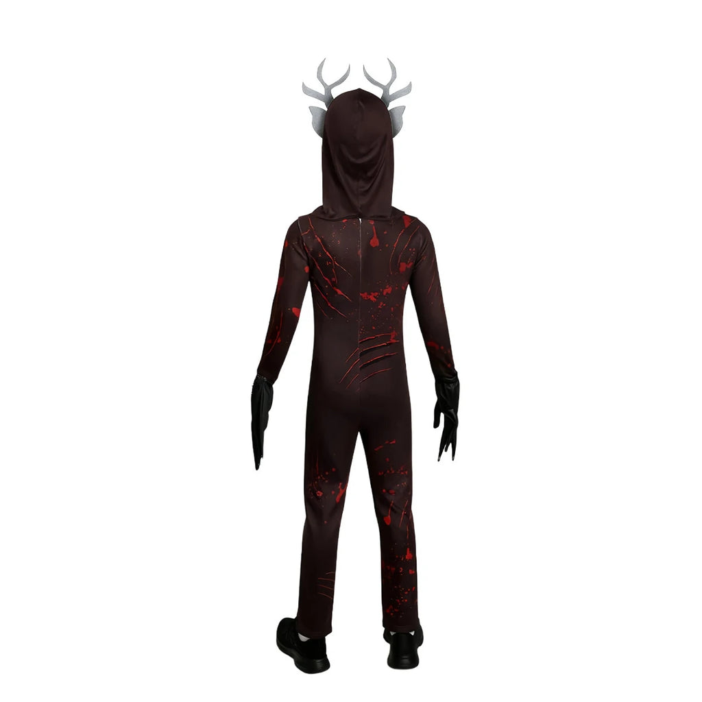 Forest Deer Animal Cosplay Jumpsuit for Kids & Adults