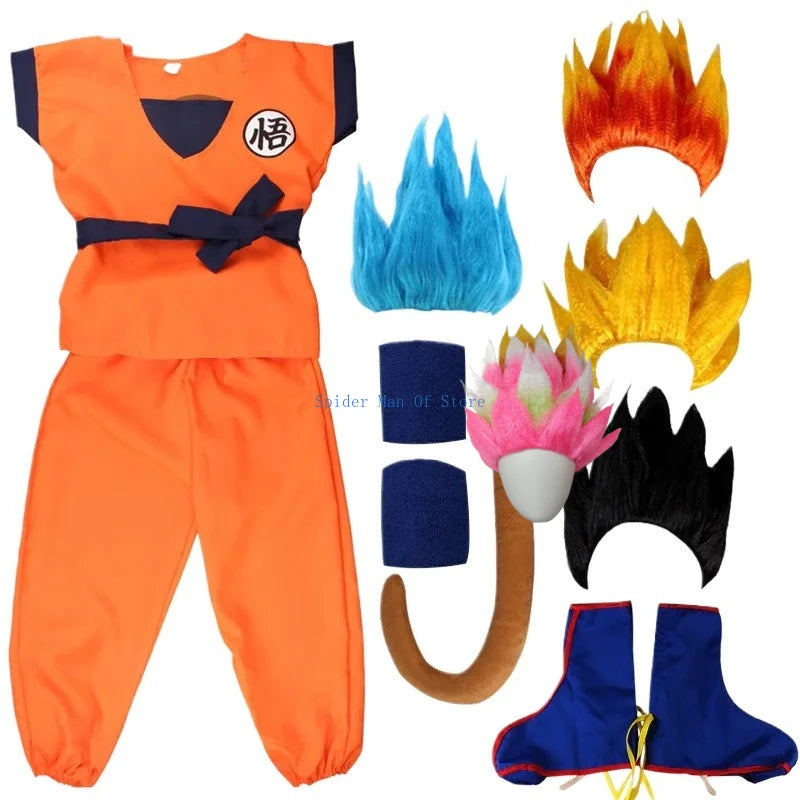 Kids & Adult Martial Arts Warrior Cosplay Costume Set