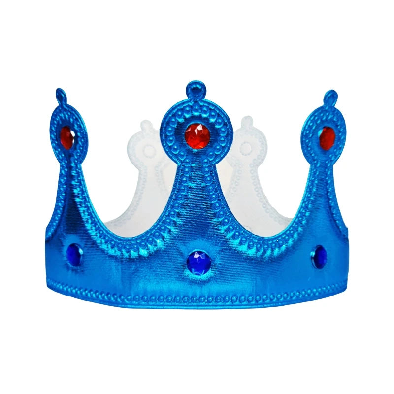 Birthday Party Crown Hats for Kids and Adults King Queen