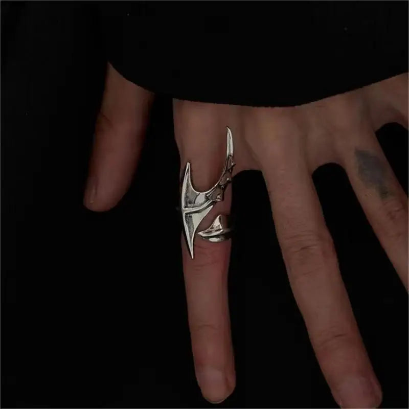 Cyberpunk Alien Inspired Irregular Open Ring Costume Accessory