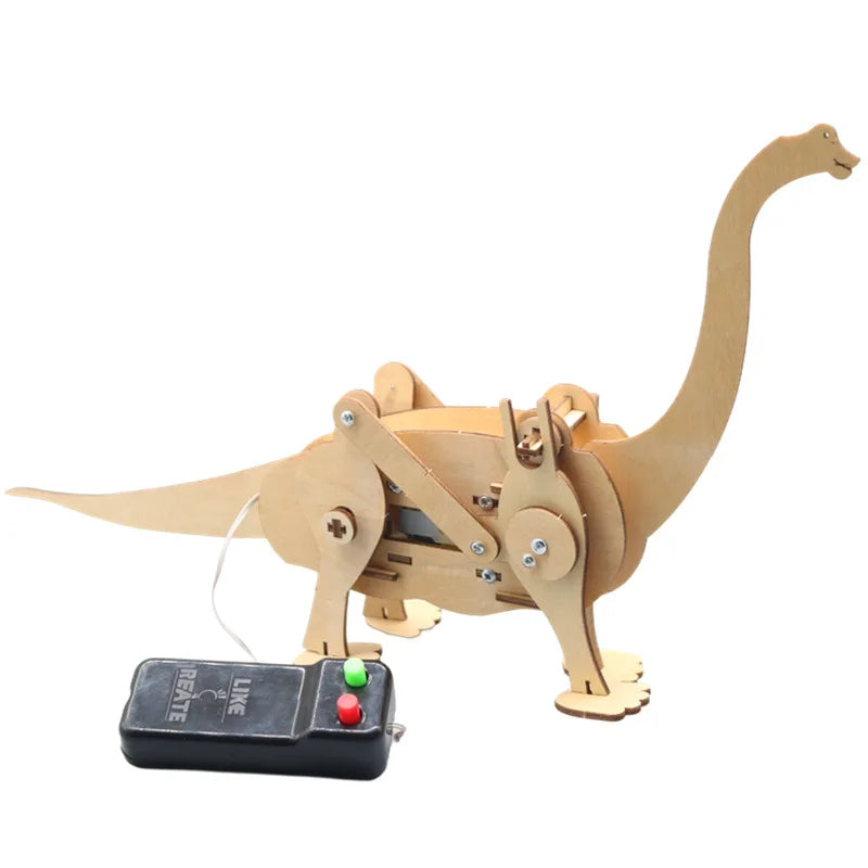DIY Science Toys Children Educational STEM Kits Dinosaur Model Technologia Experimental Tool Wood Puzzle Games School Supply