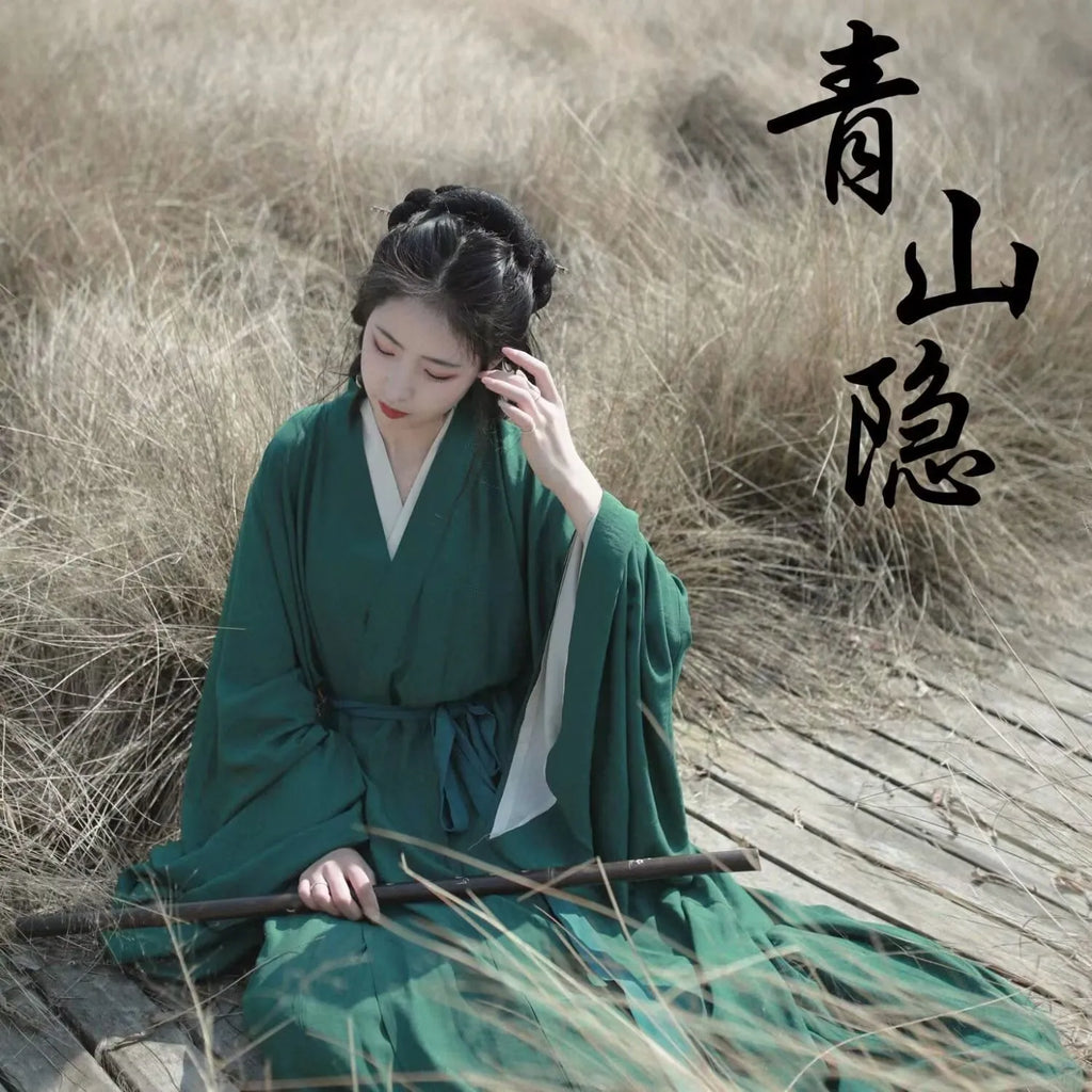 White Hanfu-Inspired Cosplay Dress for Women
