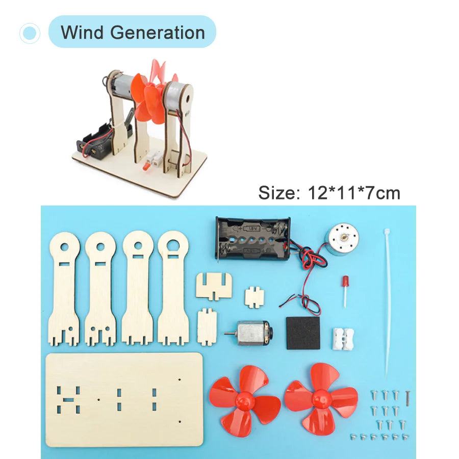 DIY Science Kit Educational STEM Kits Car Dinosaur Model Technologia Experimental Tool Wood Puzzle Games School Supply