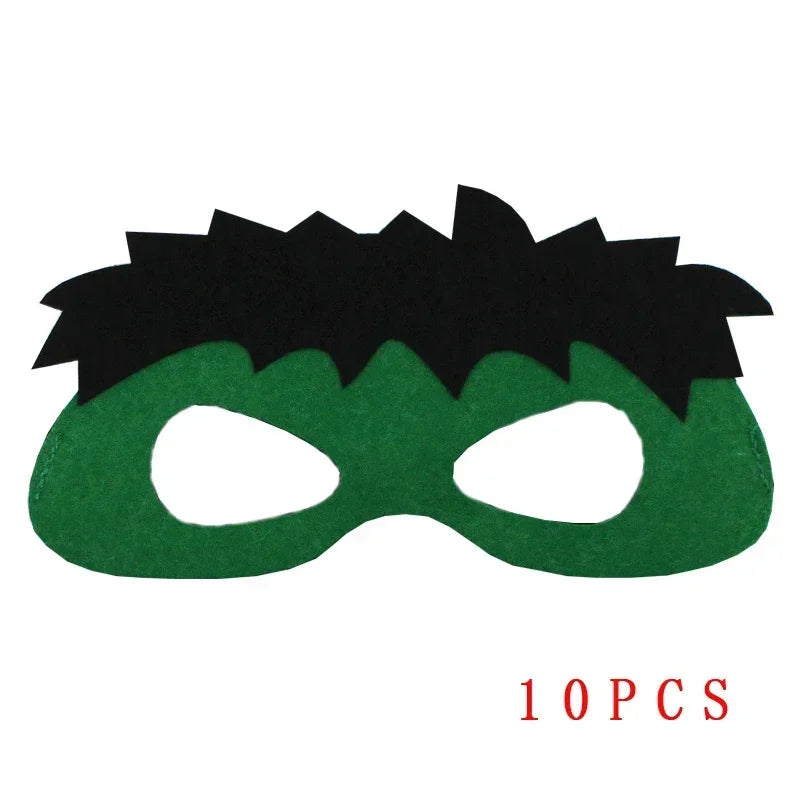 Felt Superhero Masks for Halloween, Carnival and Birthday Parties