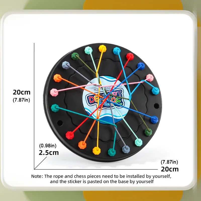 2026 New Rope Breaking Battle Challenge Puzzle Toy Knot Toy Children's Rope Decoding Game Logic Training