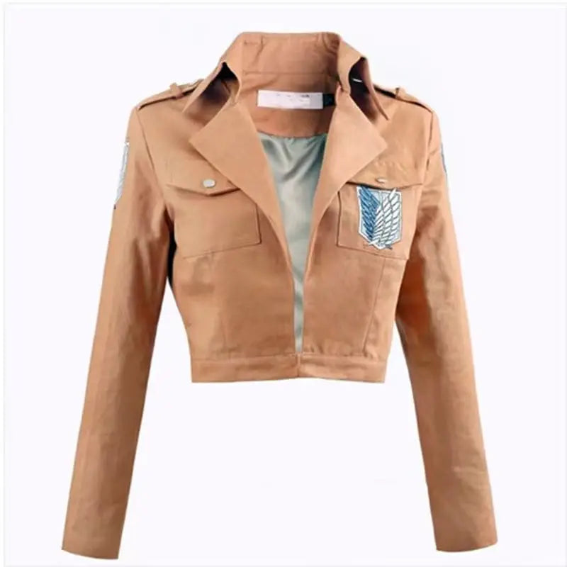 Anime-Inspired Recon Corps Jacket & Skirt Cosplay Set