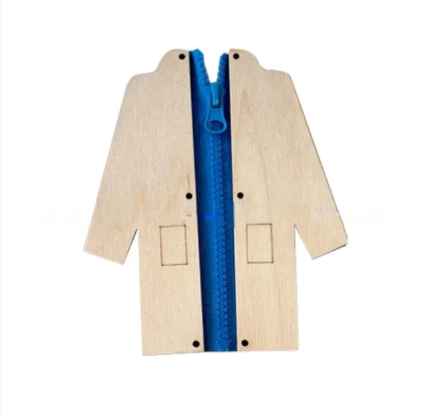 DIY Busy Board Montessori Hot  Air Dalloon Carriage Door Educational Toy Wood Chip Graphic Pairing Wooden Part For Childre Gifts