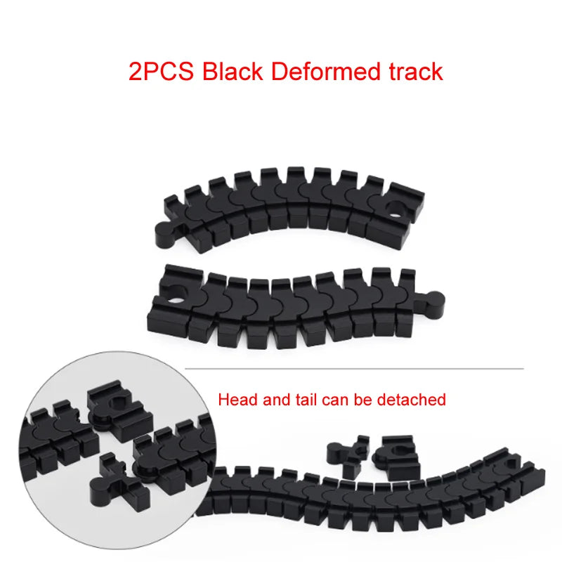 Wooden Train Track Accessories Colorful Flexible Track Train Track Connector Compatible with All Major Brands Wood Track