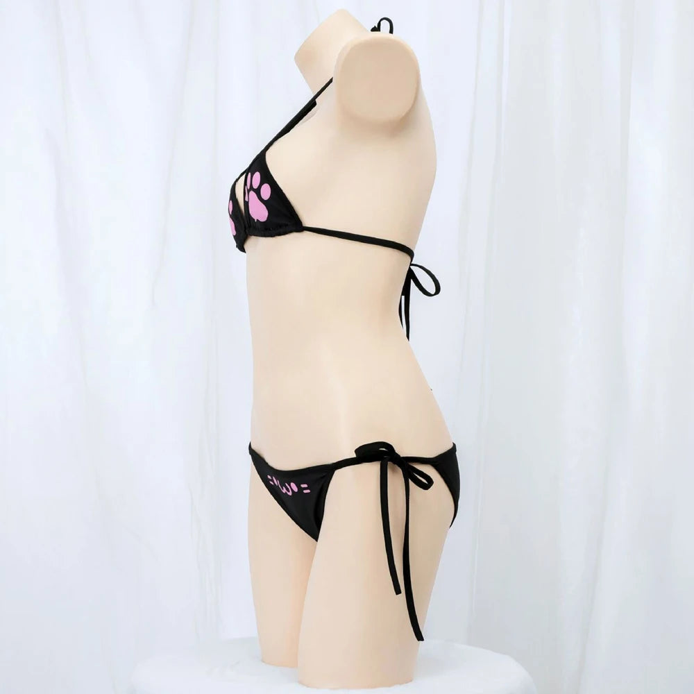 Women's Cat-Themed Cosplay Swimsuit for Summer Events