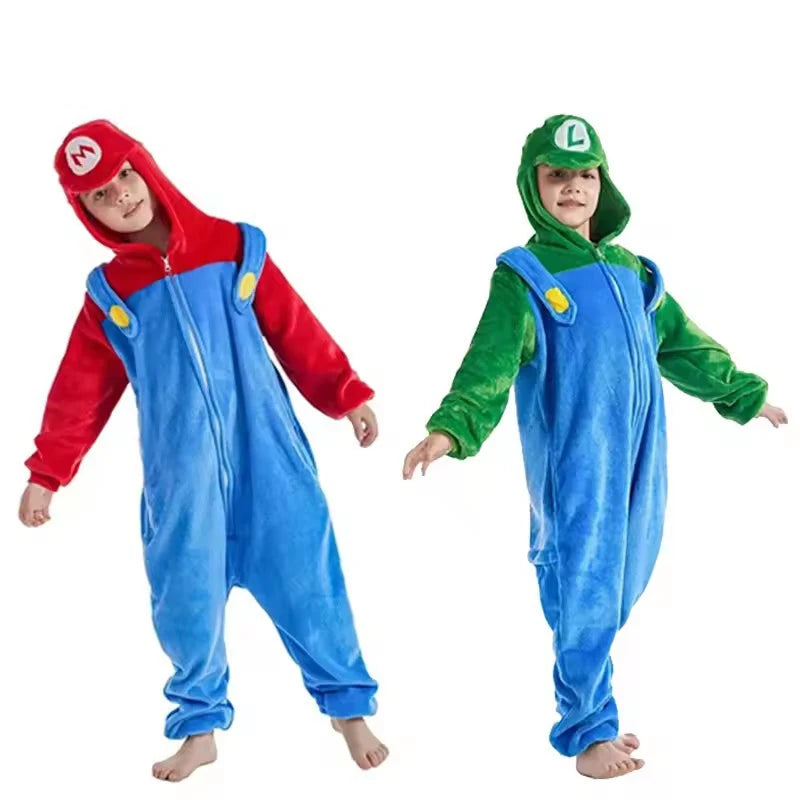 Cartoon-Inspired One-Piece Pajama Cosplay Costume