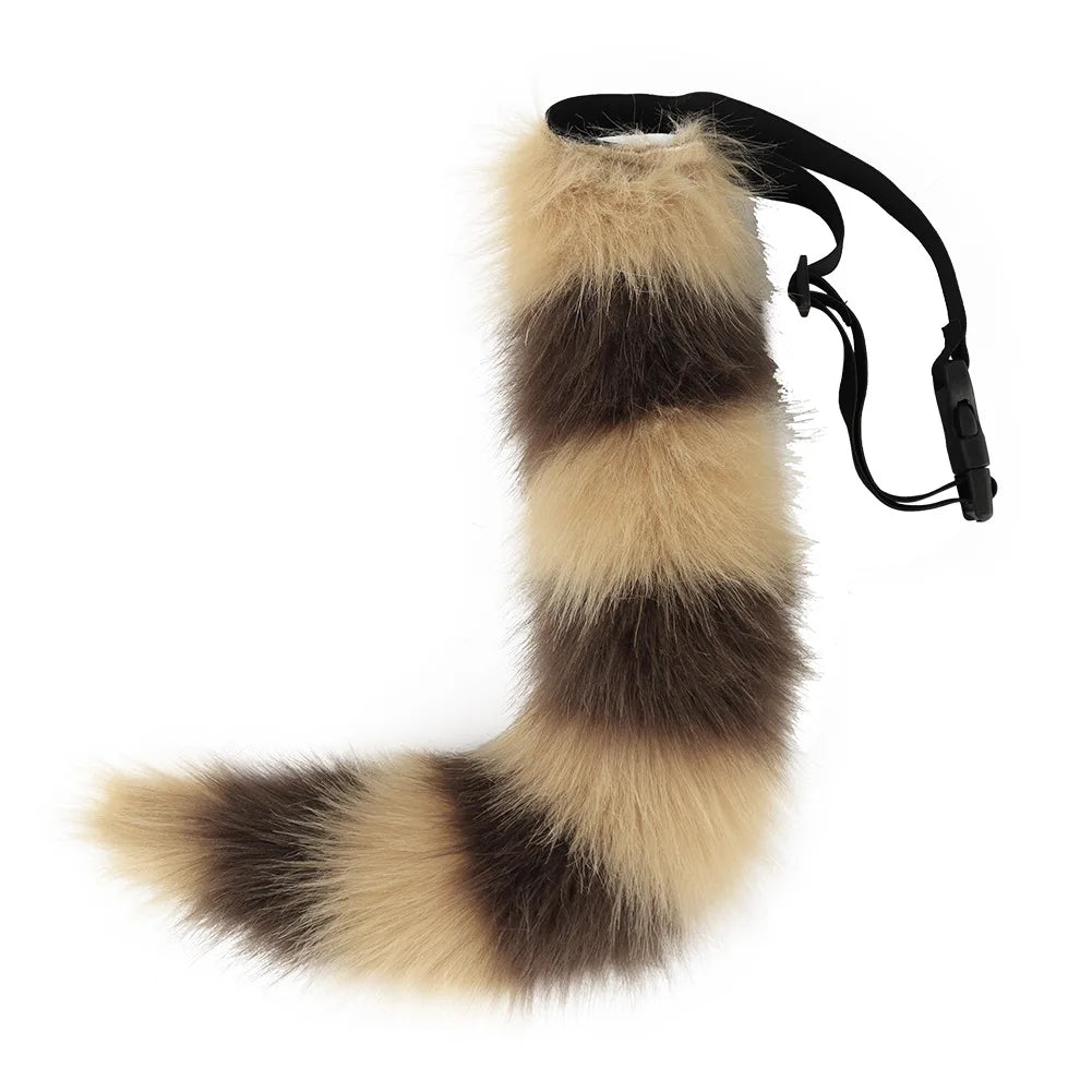 Plush Cat and Fox Tails for Cosplay and Costume Parties