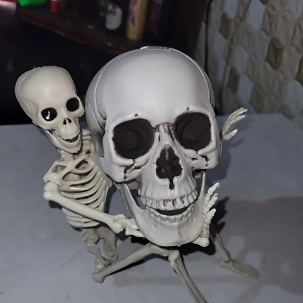 Realistic Plastic Skull Halloween Decoration for Haunted Houses