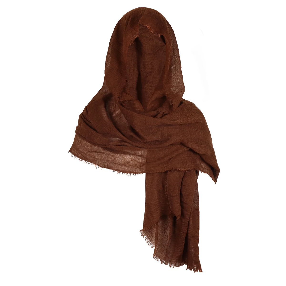 Men's Medieval Hooded Cloak Scarf for Halloween & Cosplay