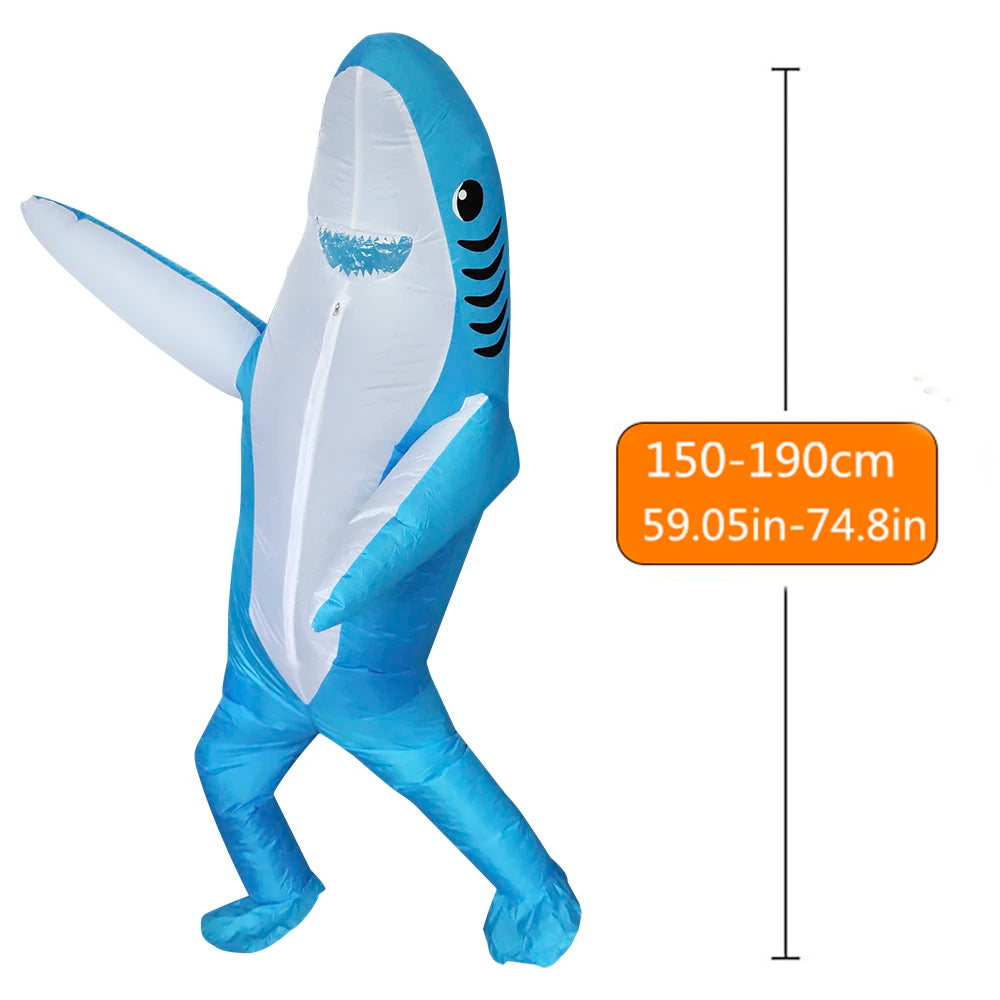 Inflatable Shark Costume for Halloween, Christmas & Parties