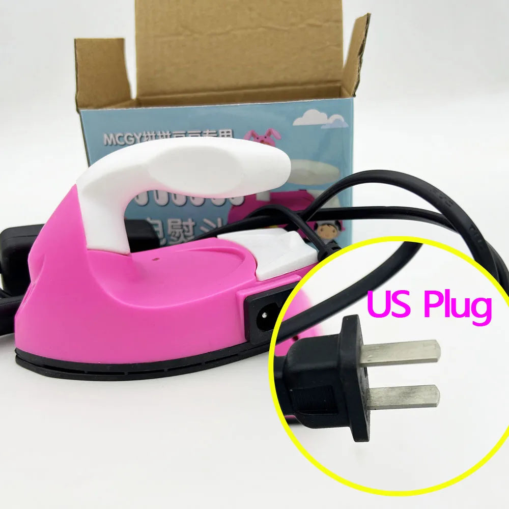 Iron EU/US Mini Electric Iron DIY Craft Fuse Beads Tool Iron Special Creative Hama Beads Hand Making 3D Puzzle