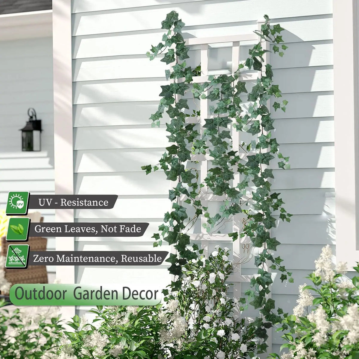 1/3/5pcs Artificial Vines Ivy Garland 1.8m Greenery Fake Ivy Hanging Plants for Home Wall Arch Wedding Room Indoor Outdoor Decor