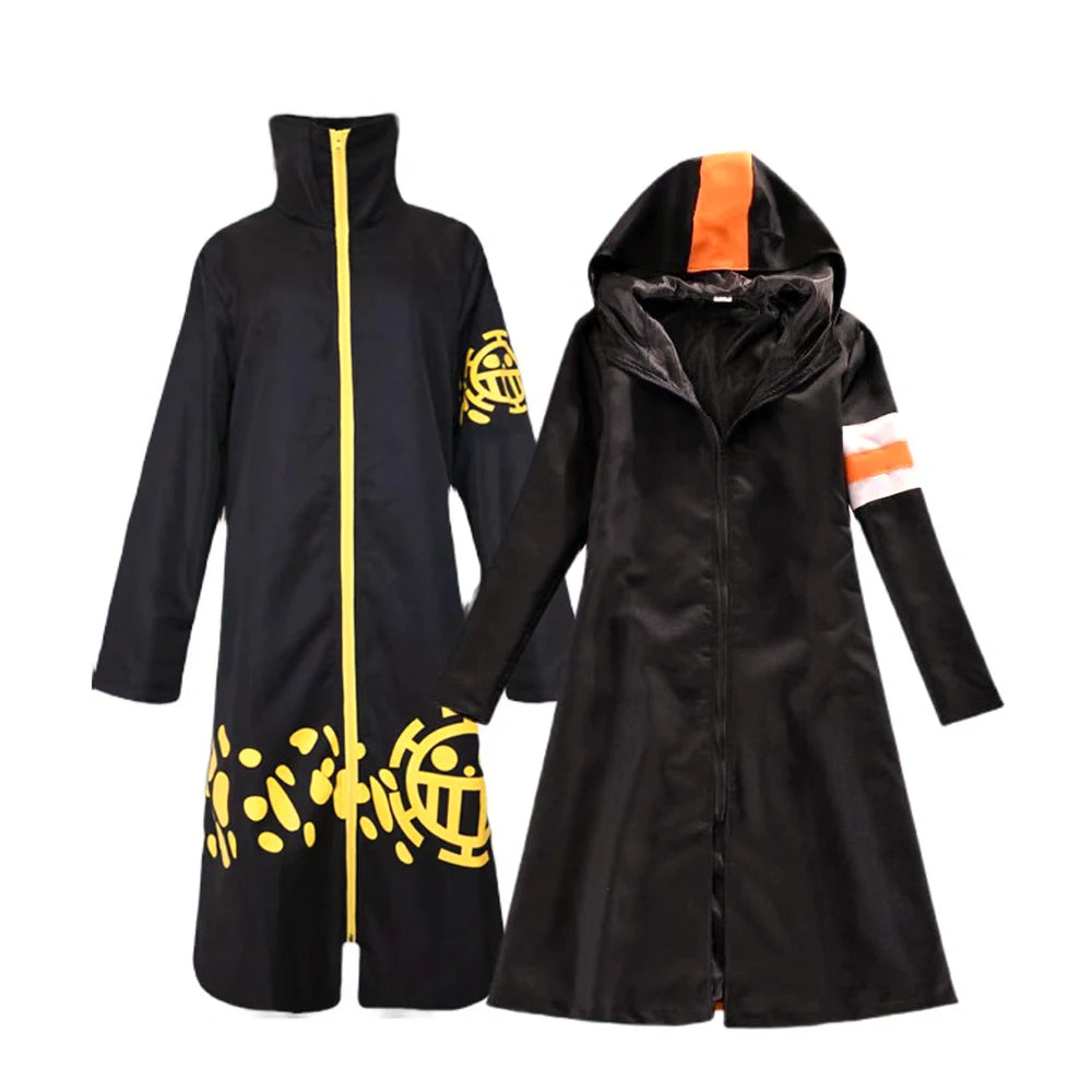 Long Anime-Inspired Windbreaker Cosplay Coat for Men