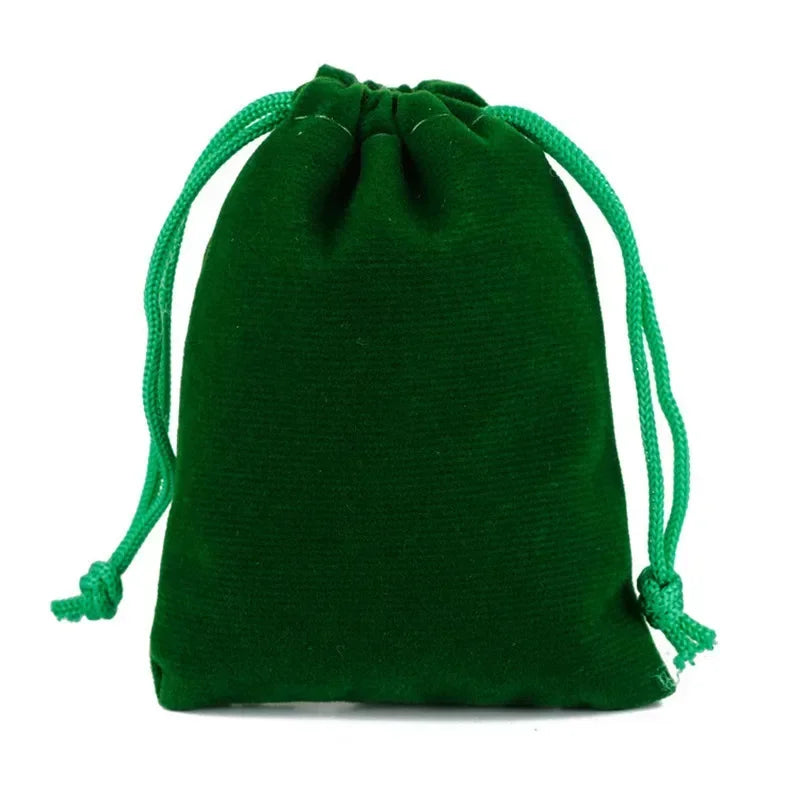10/5/2PCS Velvet Drawstring Bags Satin Gift Bags Velvet Cloth Jewelry Pouches Wedding Favor Drawstring Bag Christmas Bag 5-5CM