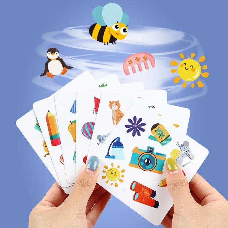 Memory Matching Cards Toys Animal Traffic Cognition Boards Games Logical Thinking Toys Brain Training