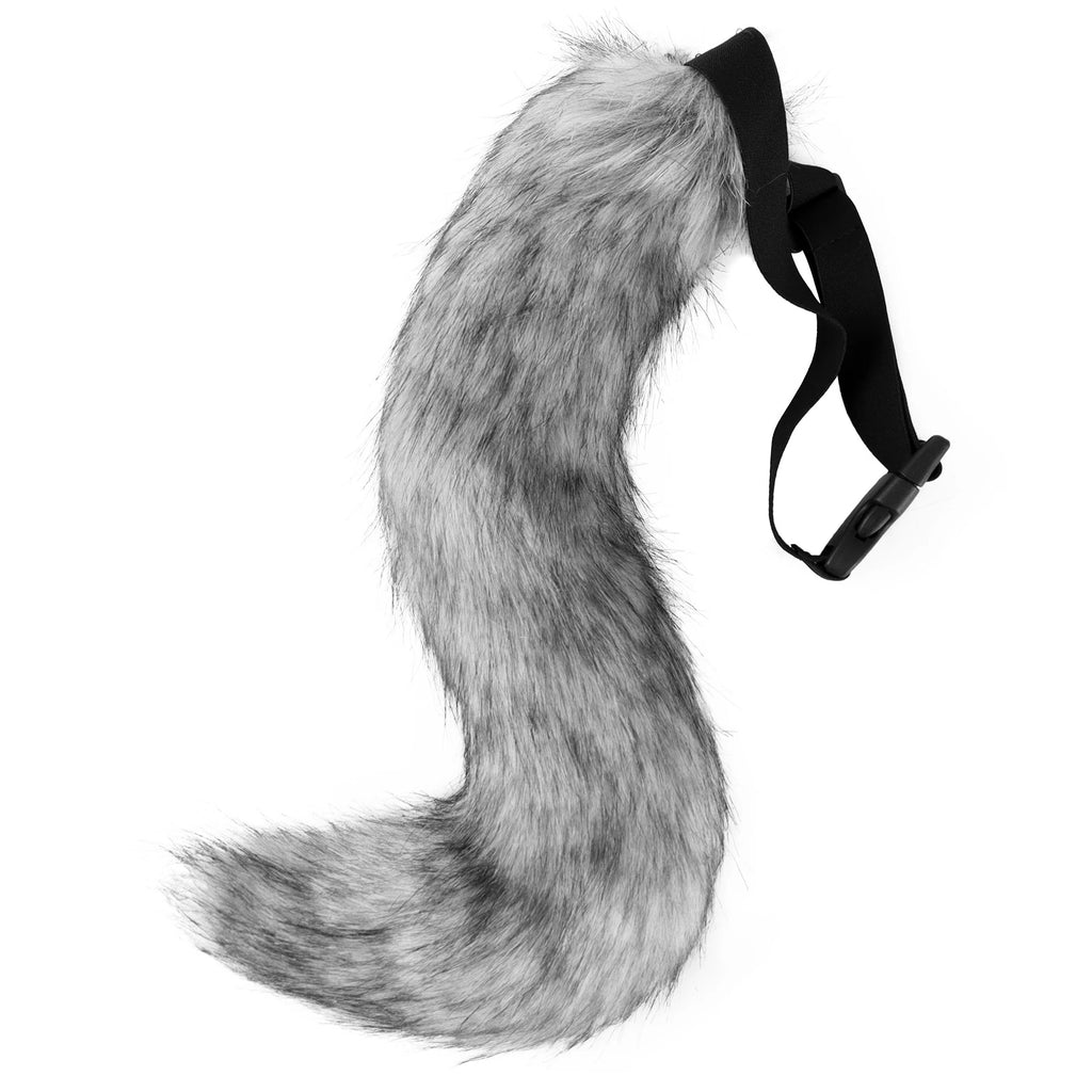 Plush Cat and Fox Tails for Cosplay and Costume Parties