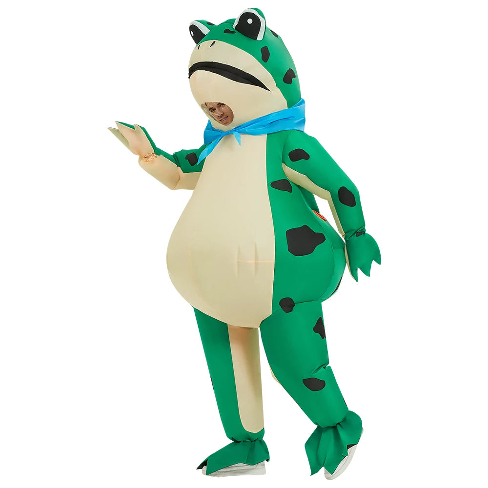 Inflatable Frog Costume Full Body Blow Up Suit