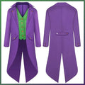 Super Villain Costume Tuxedo Jacket Vest Suit