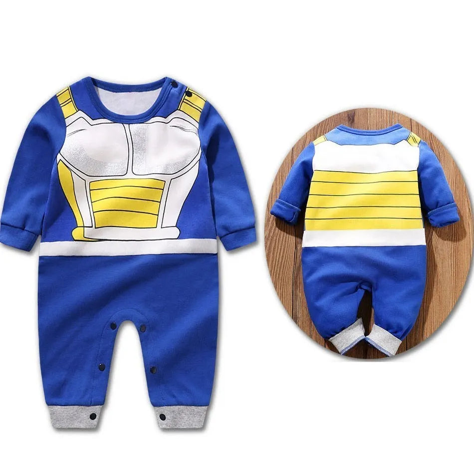Anime Inspired Baby Cosplay Romper, 0 to 18 Months, Long Sleeve