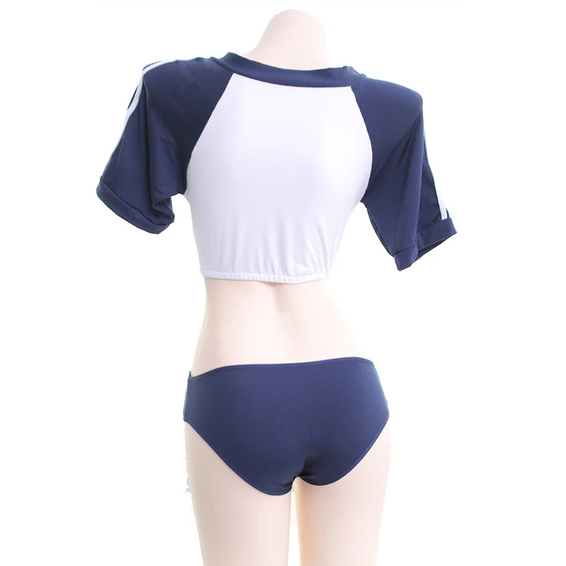 Anime-Inspired School Sports Uniform Cosplay Costume