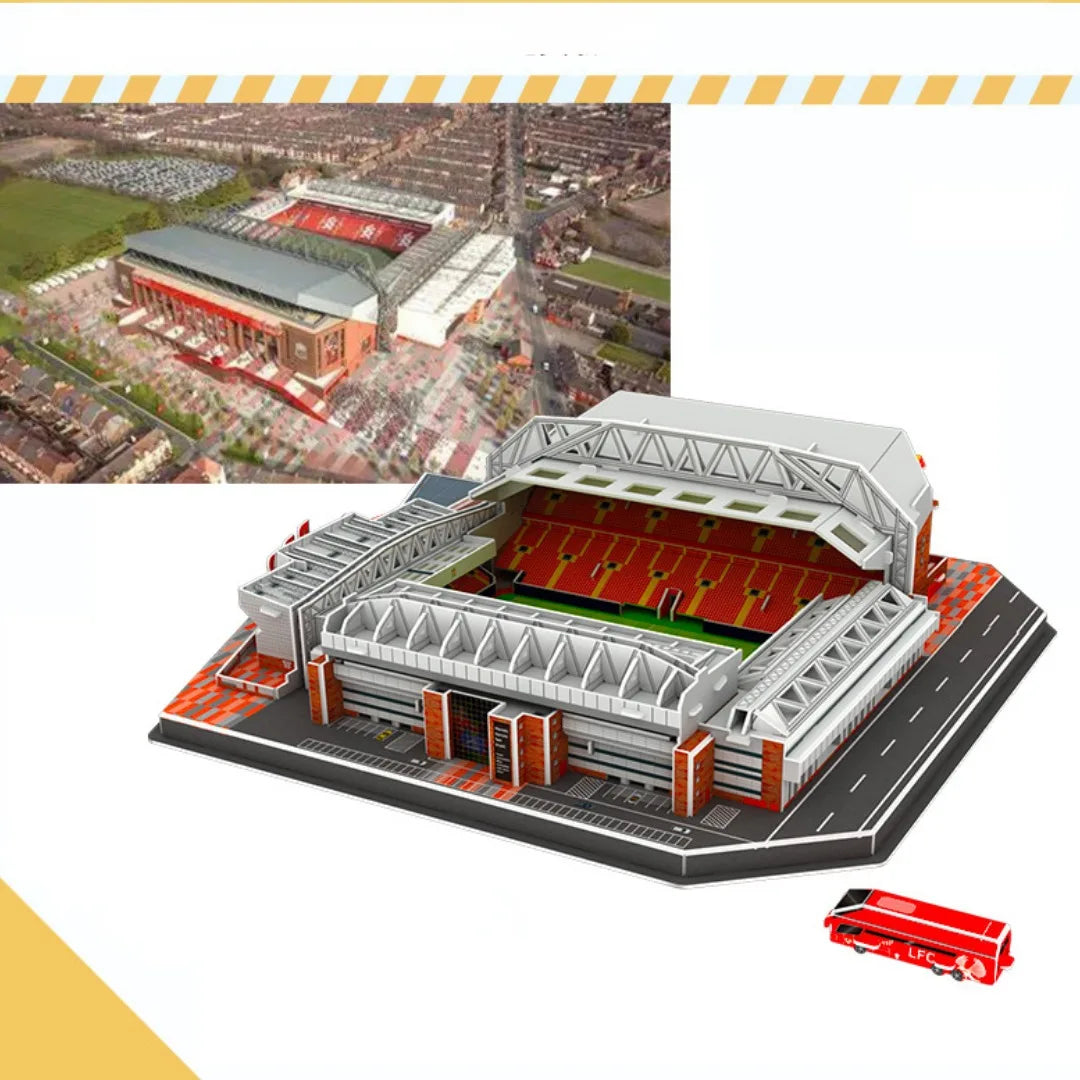 A Large 3D Paper Stadium Puzzle Model for Passionate Football Fans to Fight with Your Home Team, Halloween/Christmas Gifts