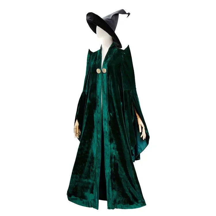 Women’s Wizard Professor Robe Costume for Halloween