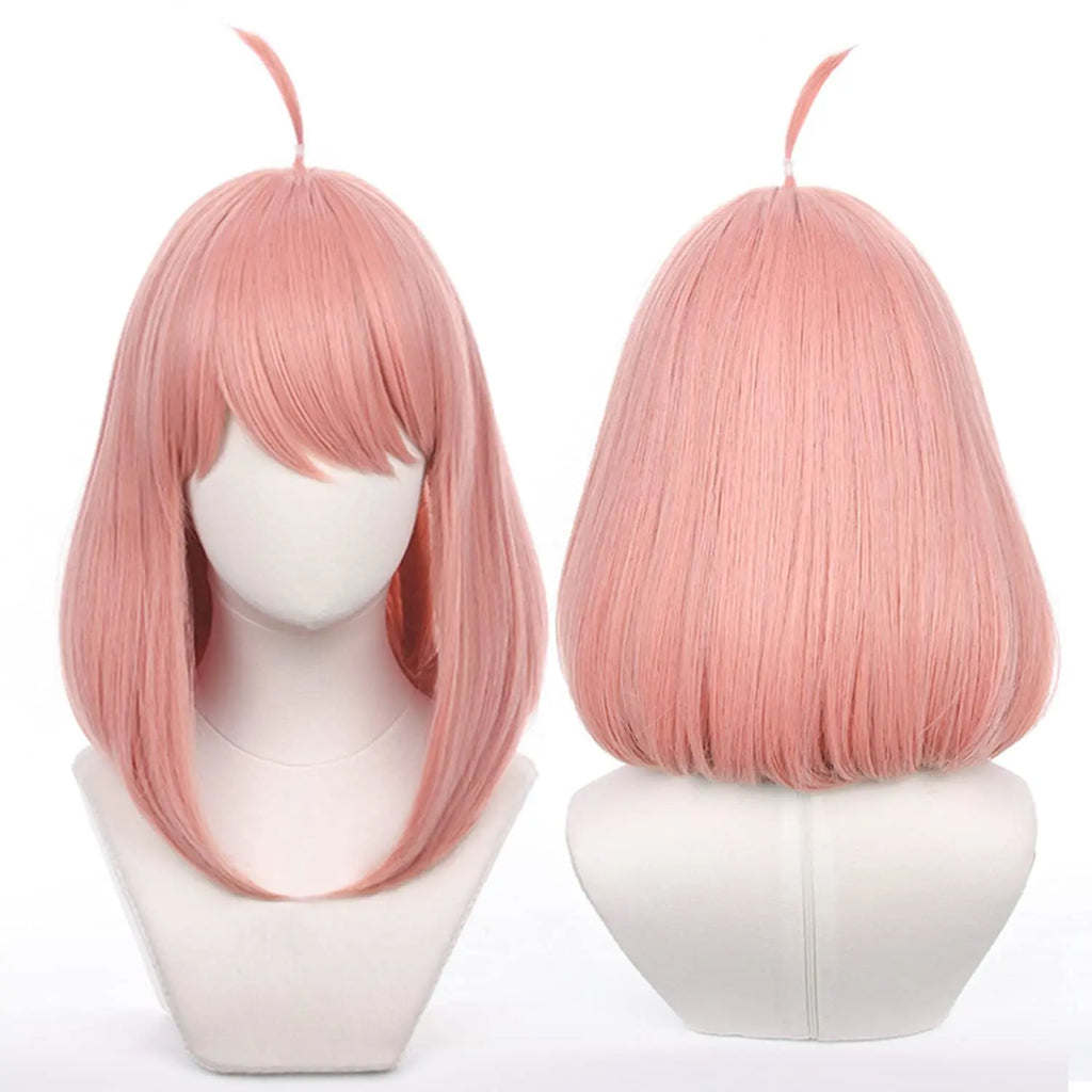 Long Orange Brown Cosplay Wig with Bangs for Adults