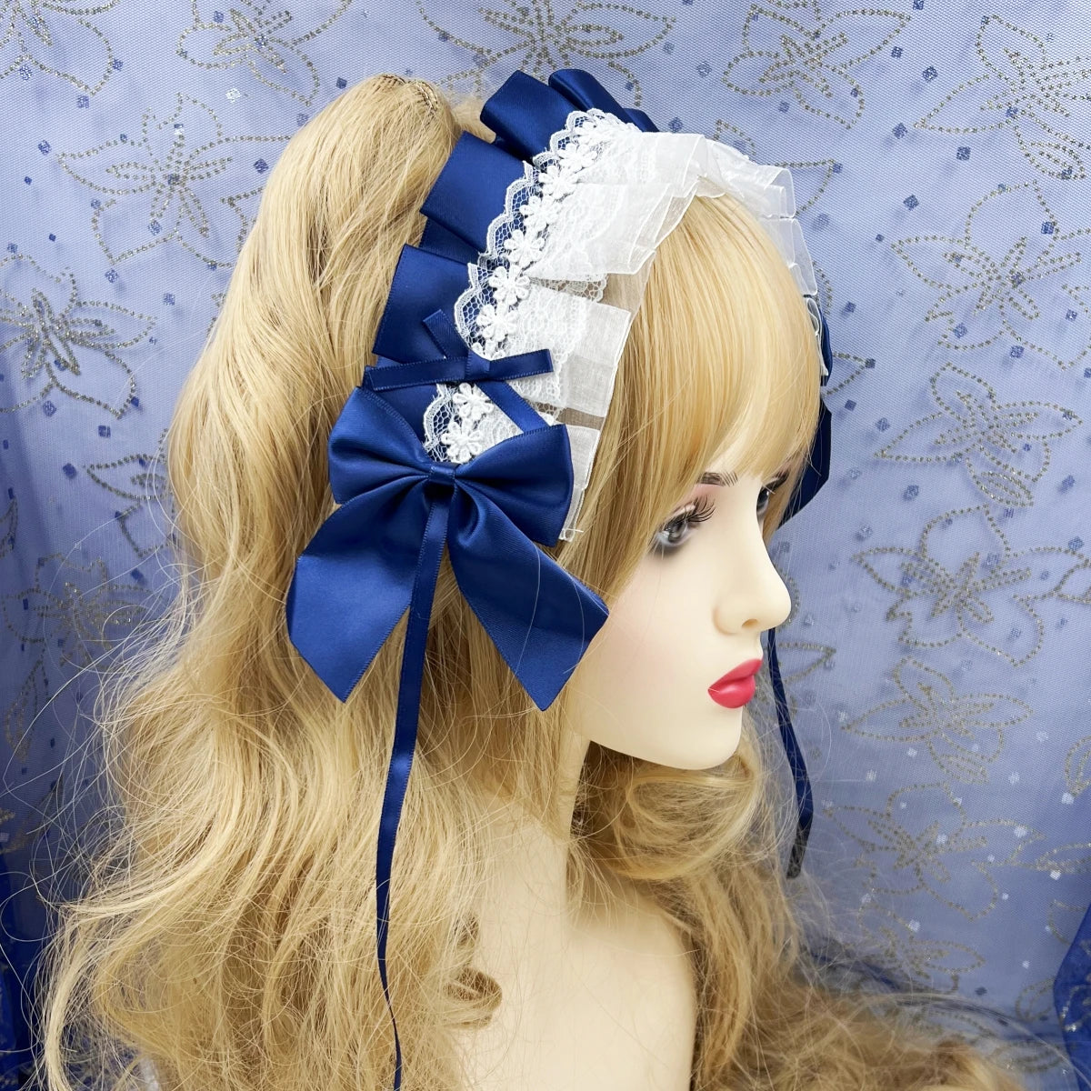 Sweet Lace Flower Maid Cosplay Headband Hair Accessory