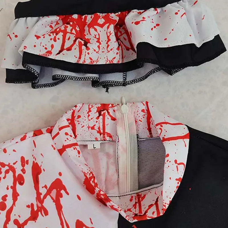 Men’s Horror Clown Jumpsuit Costume for Halloween