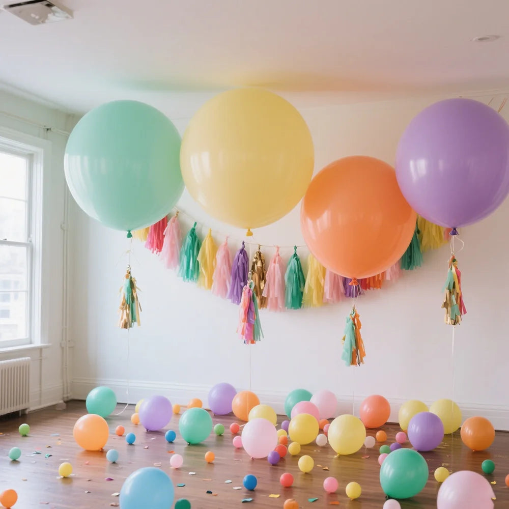 18-36inch Soft Gloss Macaron Balloons Thickened Helium Balloon Birthday Wedding Christmas New Year Engagement Globos Decoratecor