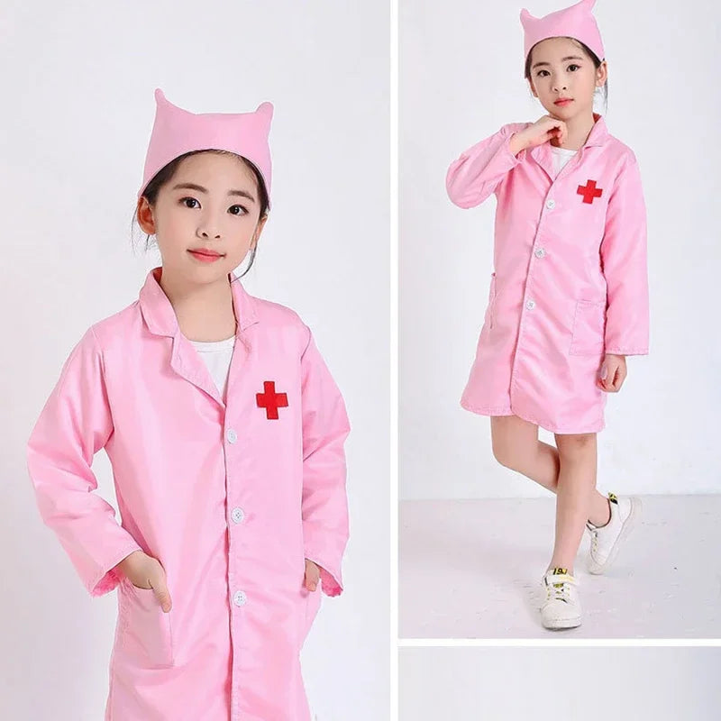 Doctor Nurse White Coat Costume for Cosplay & Role Play
