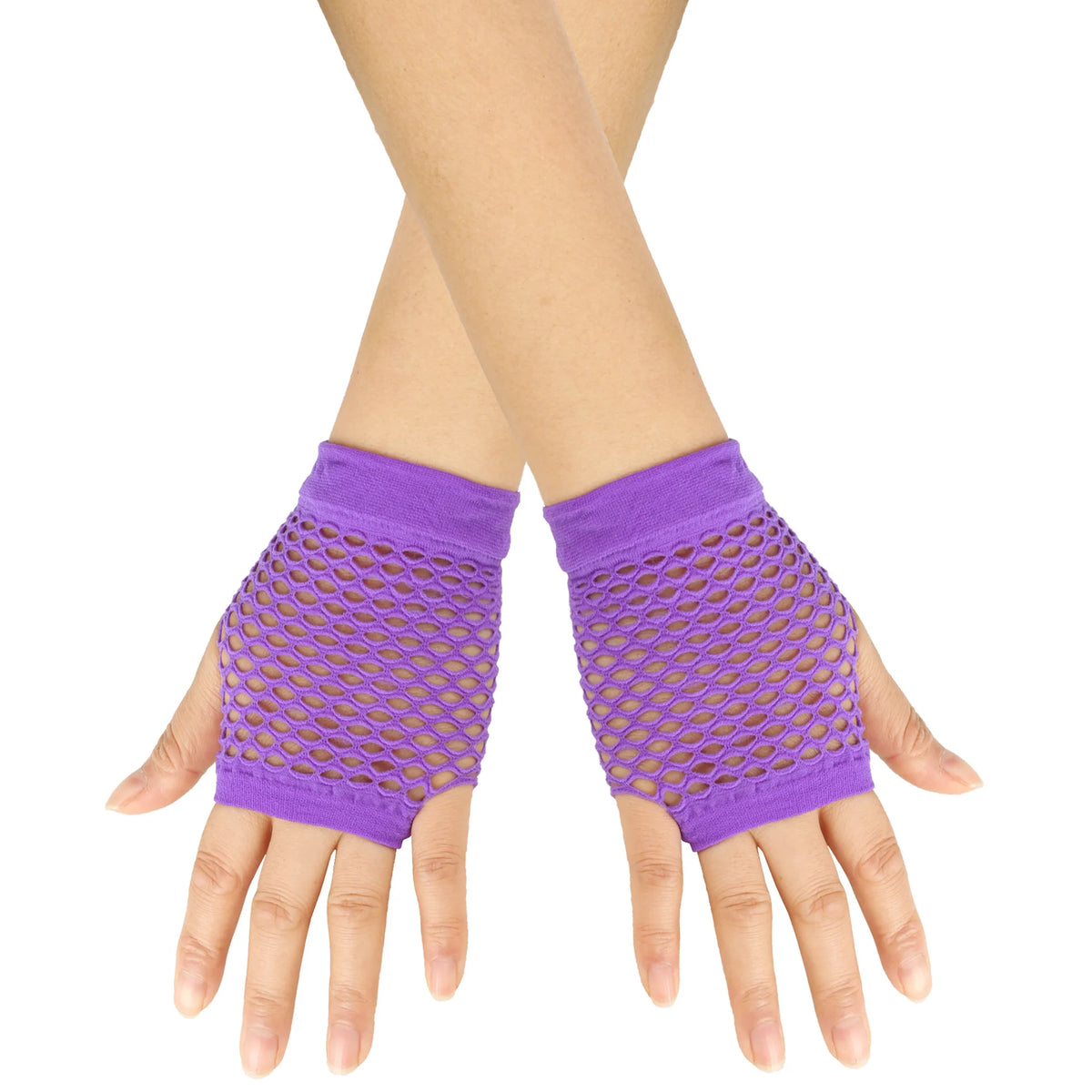 Fingerless Fishnet Gloves for Party Dance and Costume