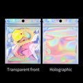 Holographic Bag Multi-size Laser Rainbow Pattern Self-sealing Bag for Candy Food Necklace Jewelry Gift Resealable Packaging Bag