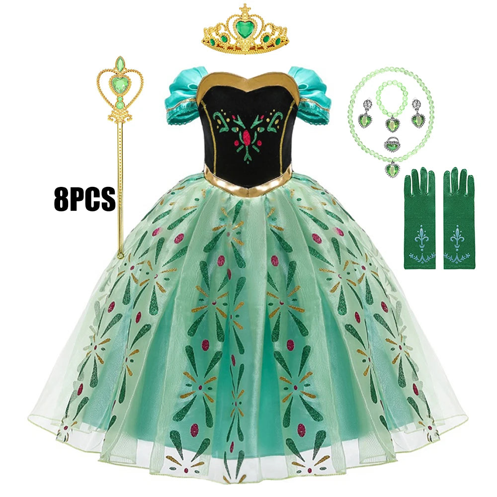 Kids Princess Costume Dress for Birthday Carnival and Parties