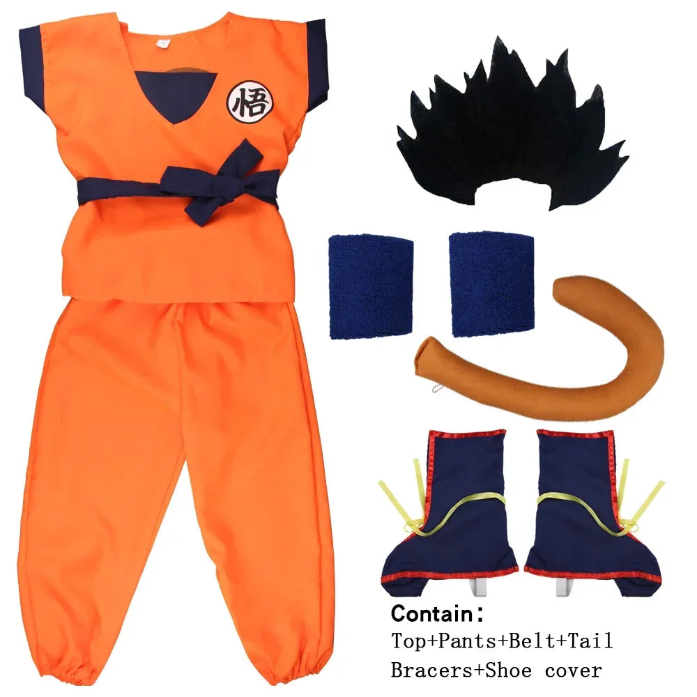 Kids & Adult Martial Arts Warrior Cosplay Costume Set