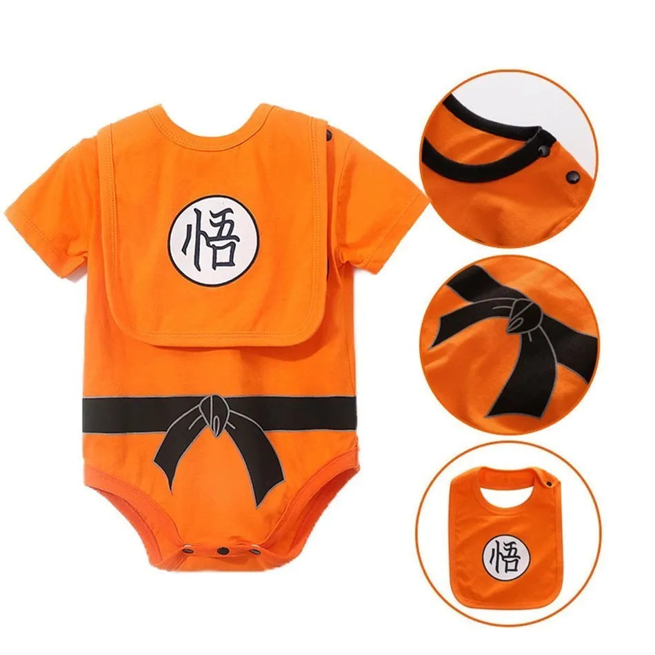 Anime Inspired Baby Cosplay Romper, 0 to 18 Months, Long Sleeve