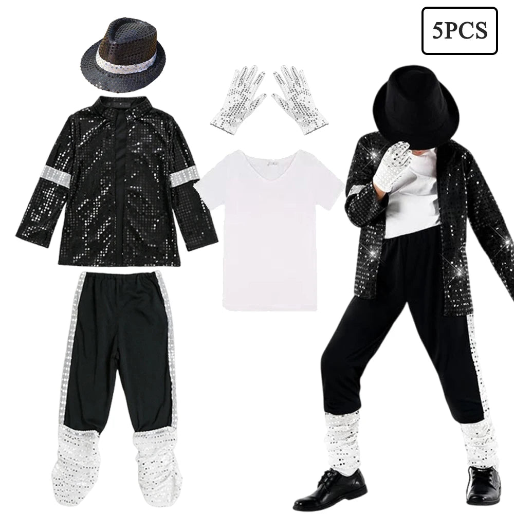 Boys Pop Star Dance Costume for Halloween & Performances