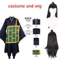 Black Blue Kimono School Uniform Cosplay Costume